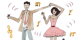 Clase de Swing gratis en plena calle
