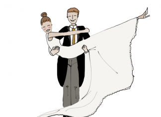 Ilustraciones personalizadas como regalo en las bodas