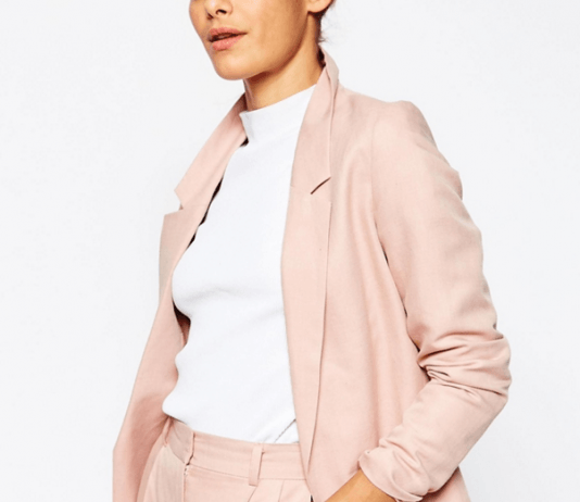 Americana rosa palo de Asos americana rosa palo asos