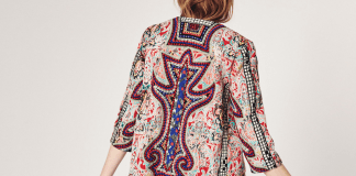 Chaqueta bordada de Zara