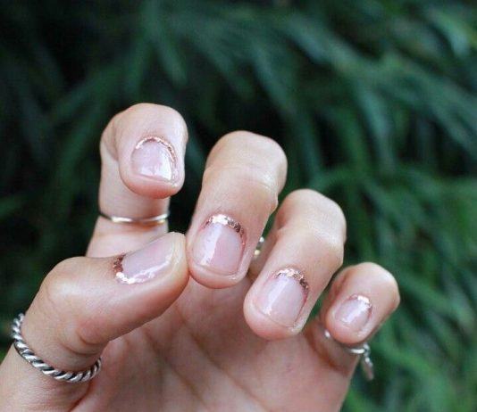 Manicura de la semana: cutículas doradas