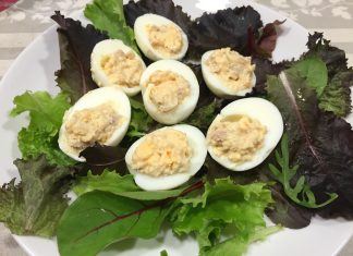 Receta de huevos rellenos #RealmenteDeliciosa Receta de huevos rellenos