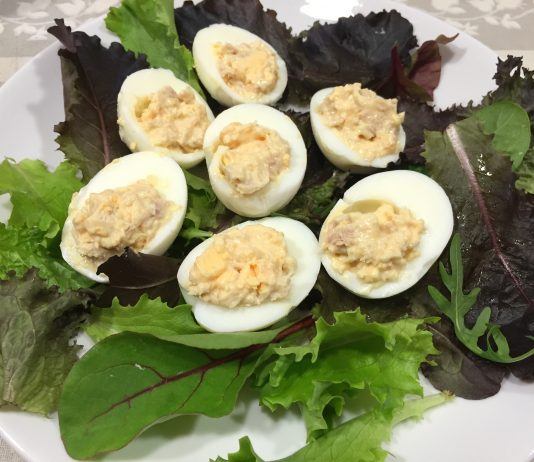 Receta de huevos rellenos #RealmenteDeliciosa Receta de huevos rellenos
