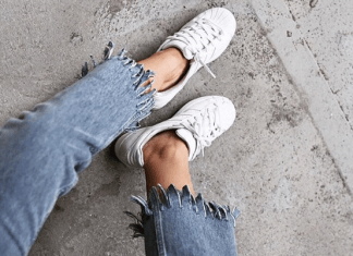Customiza tus jeans con flecos – DIY –
