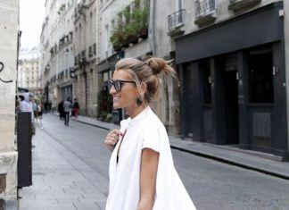 Vestido de volantes con pantalón capri