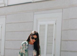 ¿Qué me pongo hoy? Jeans, kimono, rayas marineras