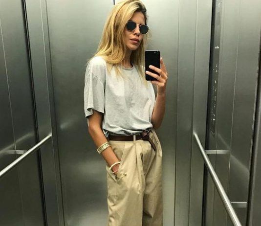 ¿Qué me pongo hoy? Pantalón ancho y camiseta básica
