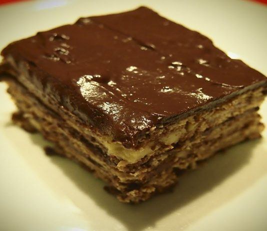 Receta de pastel de galletas