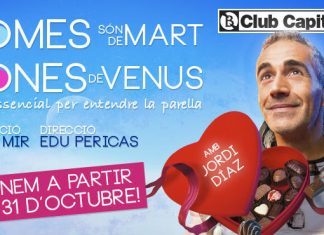 Te invitamos a la obra “Los hombre son de Marte y las mujeres de Venus” el día 30 de diciembre