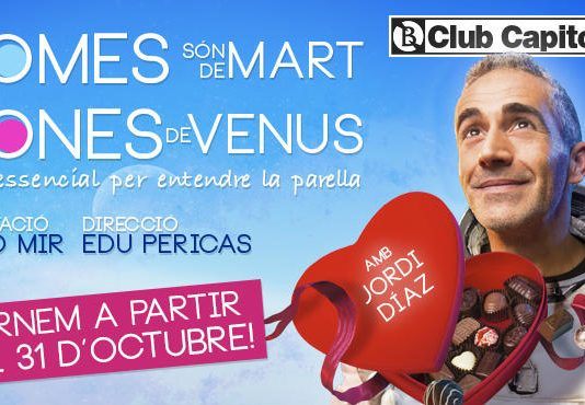 Te invitamos a la obra “Los hombre son de Marte y las mujeres de Venus” el día 30 de diciembre
